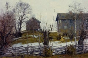 Dégel de printemps - Gustav Wentzel