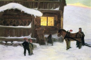 Les invités arrivent - Gustav Wentzel