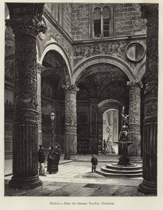 Italie - Cour de Palazzo Vecchio, Florence