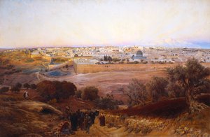 Jérusalem depuis le mont des Oliviers, 1902