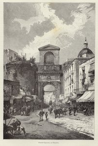 Porta Capuana à Naples - Gustave Bauernfeind