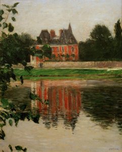 Château au bord de la Seine, Argenteuil - Gustave Caillebotte