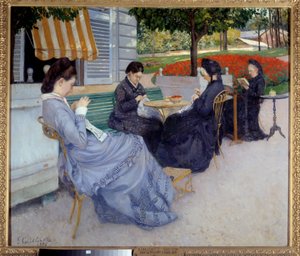 Portraits de campagne (femmes cousant)