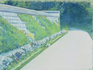 Le Mur du Jardin Potager, Yerres - Gustave Caillebotte