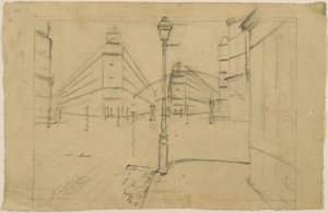 Étude pour la rue de Paris ; jour de pluie - Gustave Caillebotte