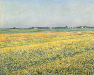 La plaine de Gennevilliers, champs jaunes, 1884