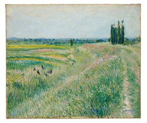 La plaine de Gennevilliers, groupe de peupliers, c.1883