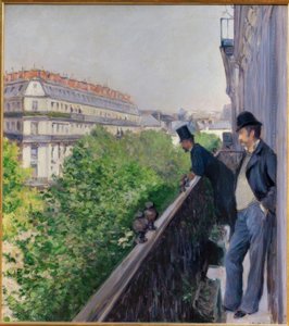 Un balcon, Boulevard Haussmann