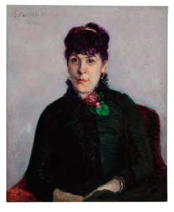 Femme avec une rose, 1884