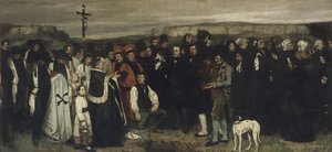 Un enterrement à Ornans, 1849-1850