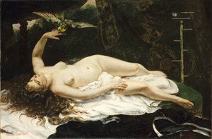 Français :  La Femme au perroquet Woman with a Parrot
