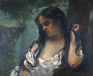 Gitane en réflexion
