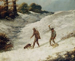 Chasseurs dans la Neige ou Les Braconniers