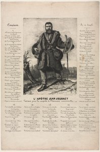 Jean Journet partant pour la conquête de l