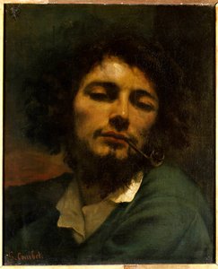 Homme avec la pipe - Gustave Courbet