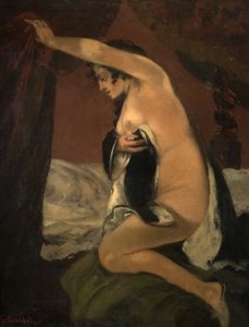 Étude pour Vénus dans Vénus et Psyché - Gustave Courbet