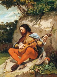 Jeune Homme dans un Paysage