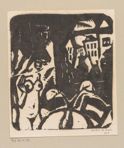 Intérieur avec femme nue et fenêtre