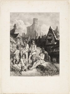 Un groupe de gardes autrichiens - Gustave Dore