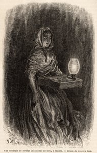 Une vendeuse d