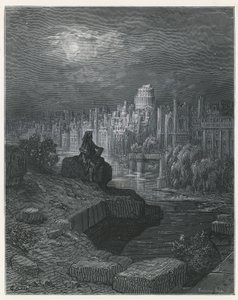 Un voyageur de Nouvelle-Zélande contemplant les ruines de Londres - Gustave Dore