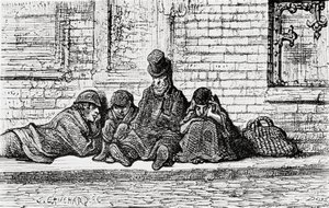 Endormi dans les rues, 1872 - Gustave Dore