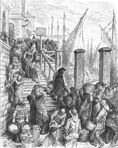 Billingsgate - Débarquement du poisson