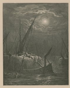 Bateaux sur la Tamise - Gustave Dore
