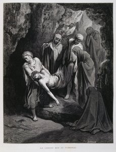 Christ emmené au tombeau, Illustration de la Bible de Doré - Gustave Dore