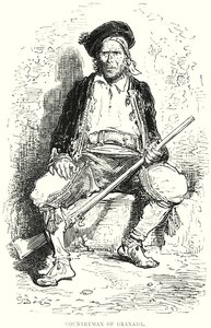 Paysan de Grenade (gravure) - Gustave Dore
