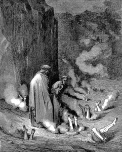 Dante et Virgile en enfer, 1863