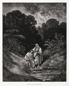 David et Jonathan, figures héroïques du Royaume d