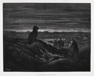 Mort du prophète de Béthel, Illustration de la Bible de Doré - Gustave Dore