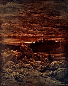 La mort des fils de Jerubbaal par Doré - Gustave Dore