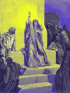 Le chant de triomphe de Deborah - Bible - Gustave Dore