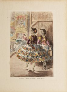 El fandango au Théâtre de San Fernando de Séville, vers 1874