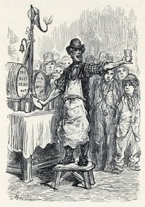 Vendeur de bière au gingembre dans les années 1870