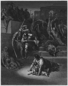 Gustave Doré Bible : Le massacre des innocents