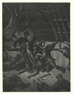 Illustration de Gustave Doré pour La Complainte du vieux marin de Coleridge