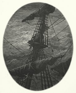 Illustration de Gustave Doré pour La Complainte du vieux marin de Coleridge