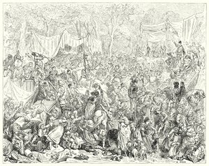 Don Quichotte de Gustave Doré : "Arrivée de Don Quichotte au mariage de Camacho et Quiteria" - Gustave Dore