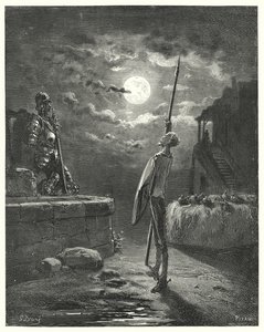 Don Quichotte de Gustave Doré : "Il commença à se promener près de l