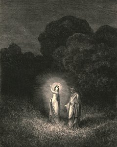 Moi, qui te charge maintenant de cette mission, suis Béatrice, vers 1890 - Gustave Dore