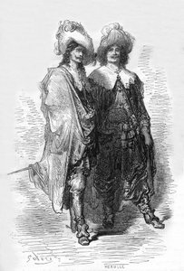 Illustration de Gustave Doré du livre Capitaine Fracasse de Théophile Gautier - Gustave Dore