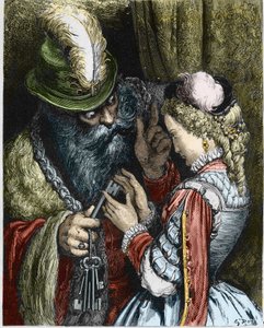 Illustration pour « Barbe Bleue »
