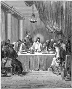 Jésus et ses disciples à la Cène