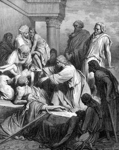 Jésus guérissant les malades