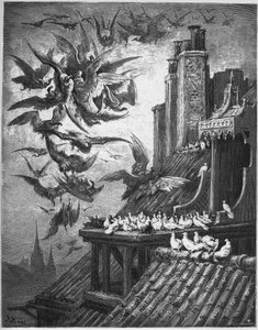 Les vautours et les pigeons - des "Fables" de Jean de La Fontaine