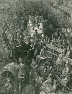 Scène de rue à Londres