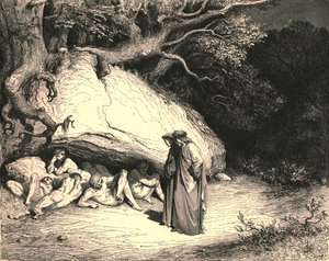 Seulement si loin affligé, que nous vivons désirant sans espoir, vers 1890 - Gustave Dore
